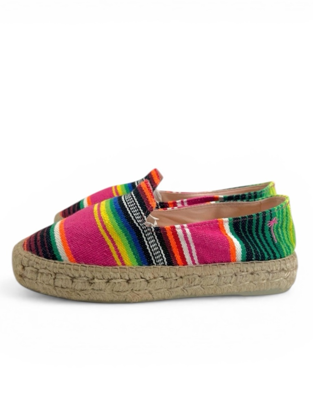Tulum striped platform espadrilles - Multicolor